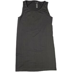 Found Plus Shapewear Full Body Slip Dress Gray Scoop Sleeveless Women's One Size